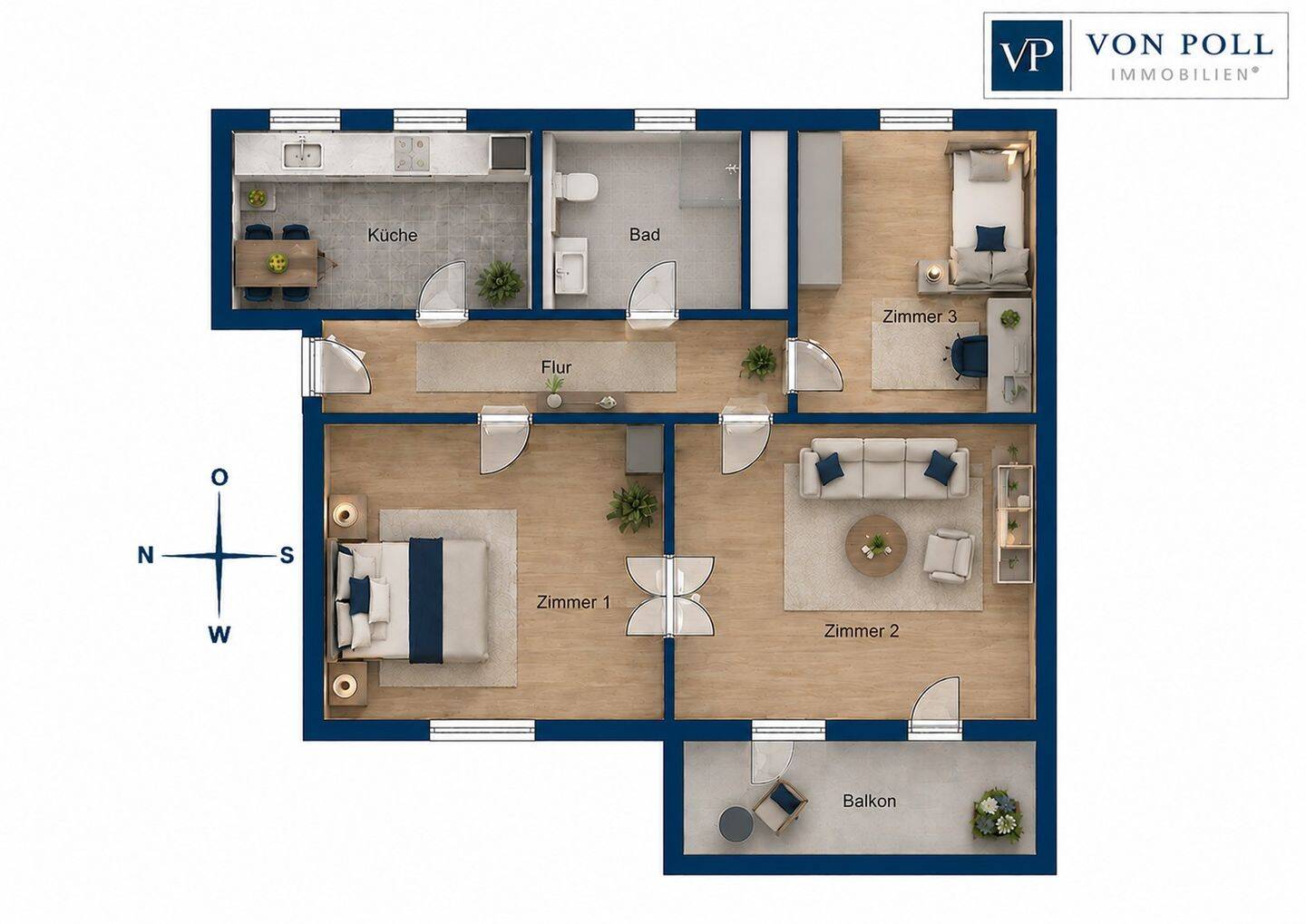 Wundervolle Altbau Wohnung - kürzlich saniert - Auf Anfrage – Berlin – Vorschaubild 7