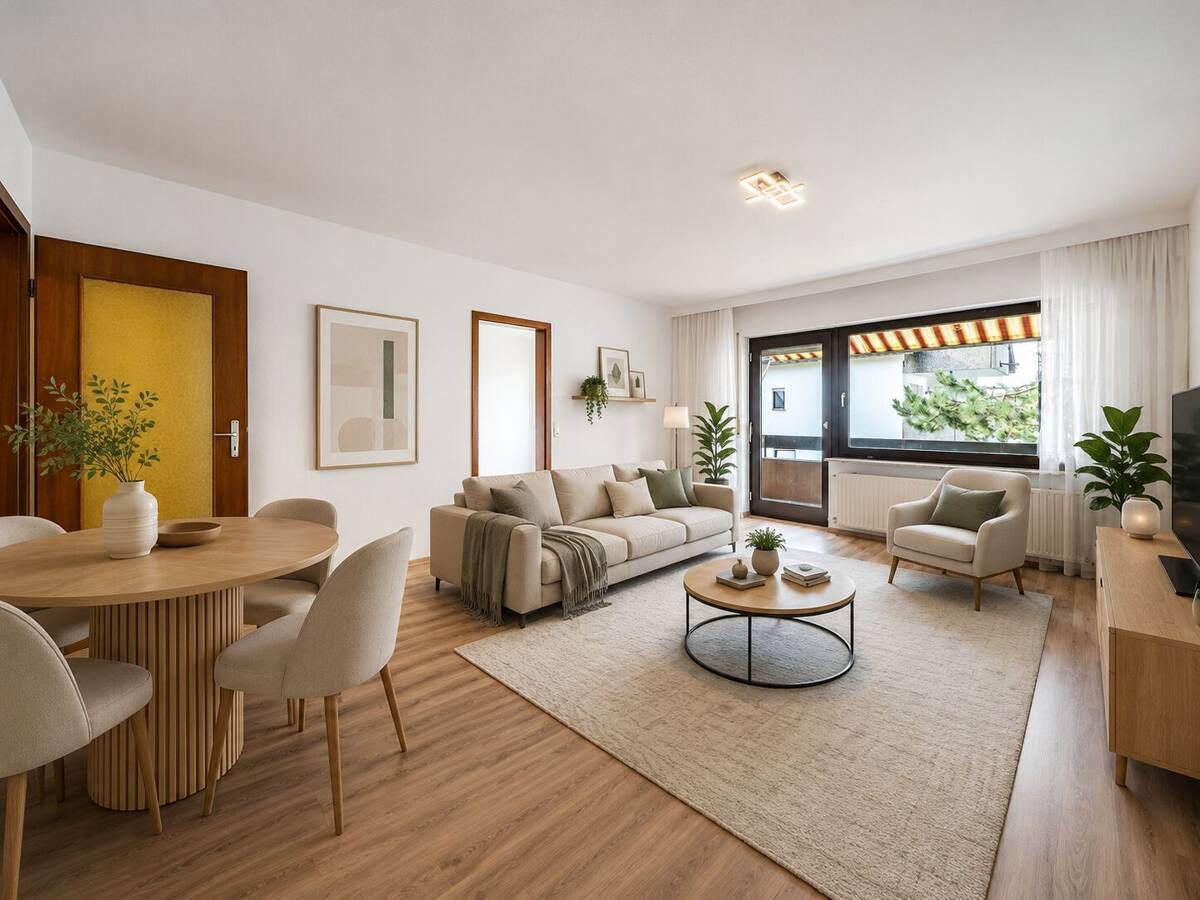 Gepflegte 2-Zimmer-Wohnung mit neuwertigem Bad ! – 74078 Heilbronn – Bild 1 von 9