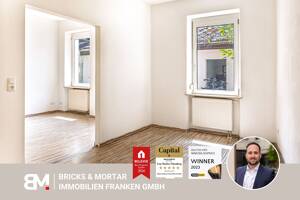 Hohe Decken, viel Licht: so wohnt es sich im Fürther Altbau: EG-Wohnung, ab sofort bezugsfrei – 90762 Fürth – Vorschaubild 2