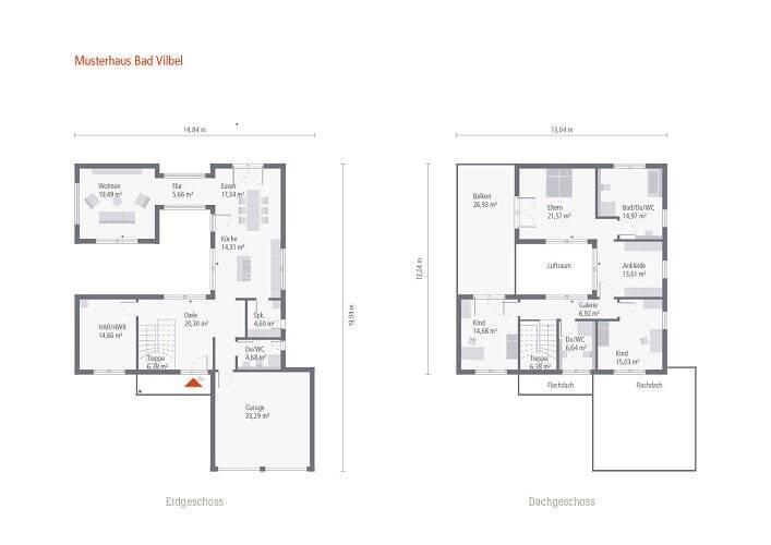 Besondere Architektur - Rückzugsort dank hinterem Grundstück und privatem Atrium – Berlin – Vorschaubild 3