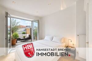Ostertor / Charmante 2-Zimmer-Wohnung mit Sonnenterrasse im historischen Bremer Viertel