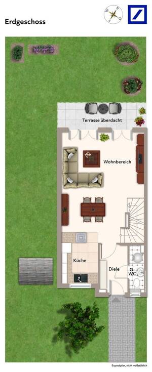 Familientraum mit neuer Küche, gemütlichem Garten & Dachterrasse - modernes Reihenendhaus zum Wohlfühlen – 14480 Potsdam – Vorschaubild 8