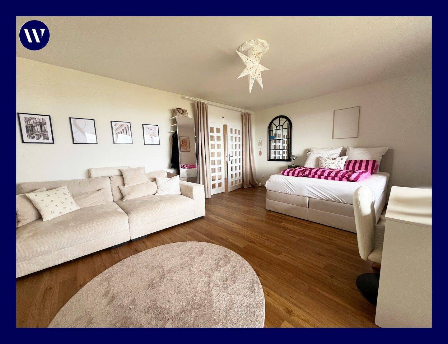 Modernes Wohnglück mit viel Licht: 3 Zimmer mit Umlaufbalkon & Einbauküche, guter Schnitt, Aufzug
