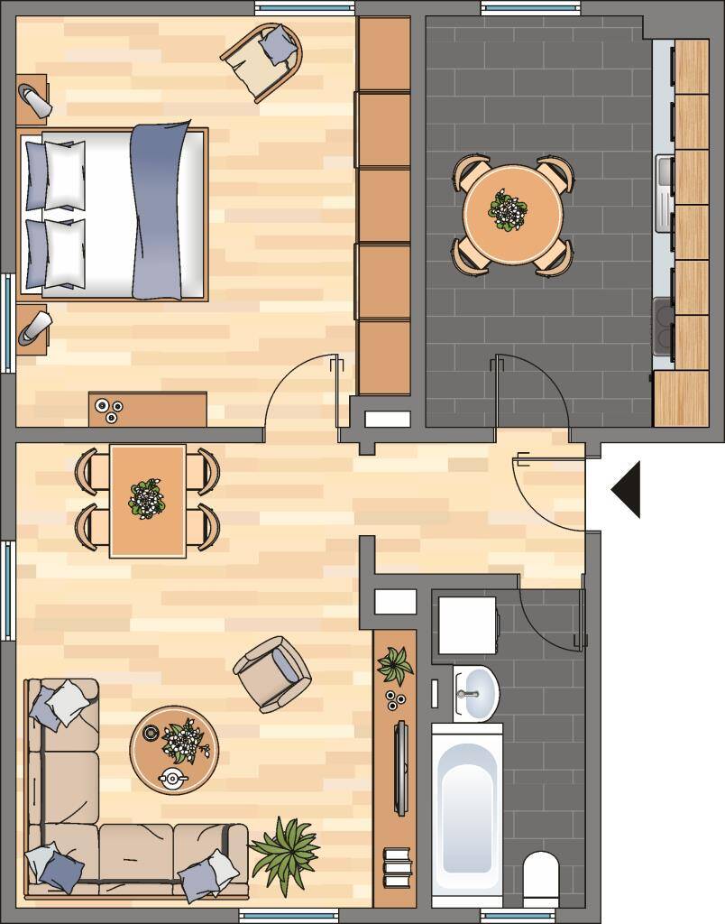Demnächst frei! 2-Zimmer-Wohnung in Dortmund