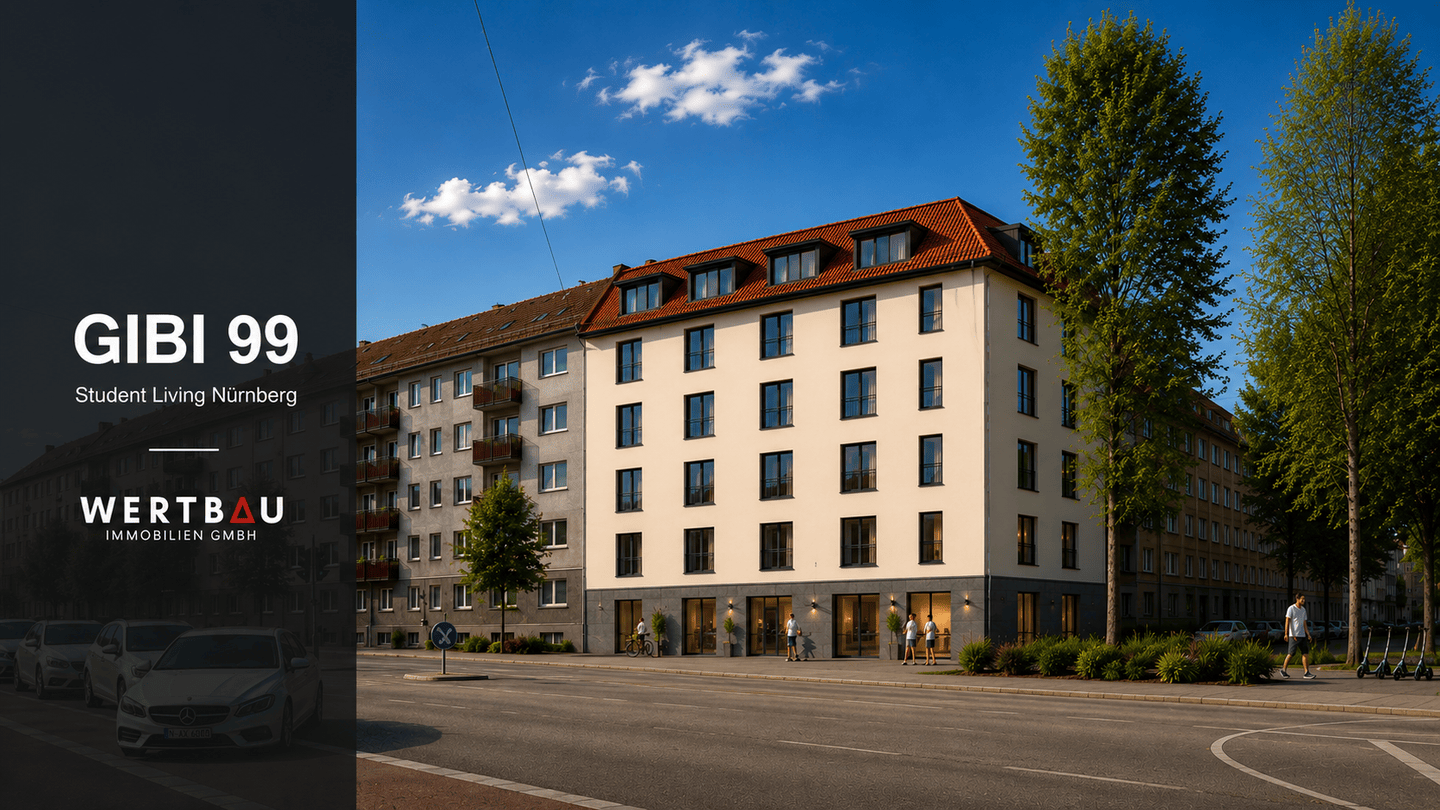 GIBI99 I Student Living Nürnberg I Neubauprojekt im KfW40 QNG Standard