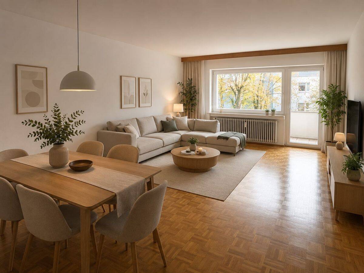 ***KAUFEN STATT MIETEN-Sofort verfügbare Wohnung mit Südbalkon und Tiefgarage*** – Augsburg – Vorschaubild 2