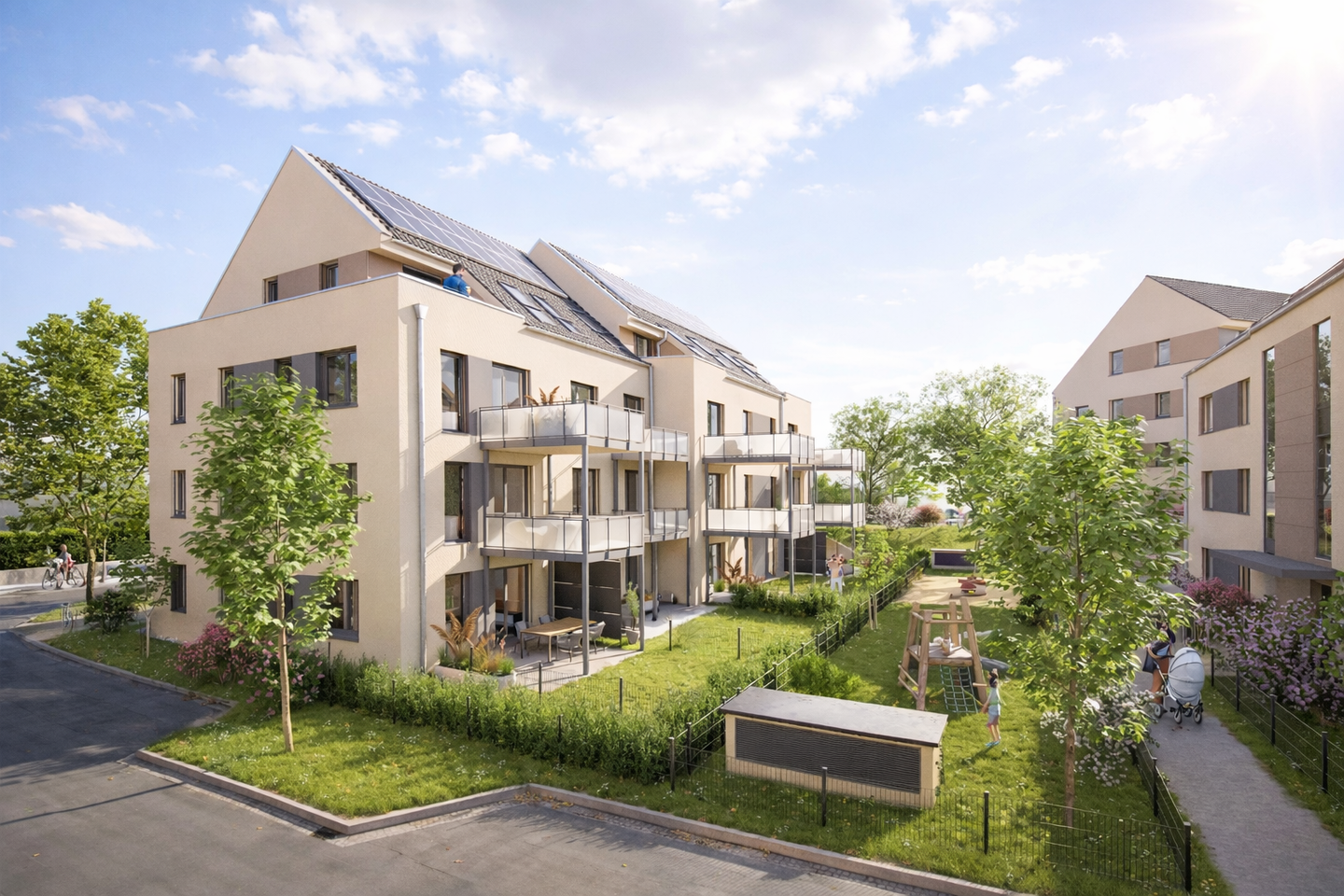 Steuervorteil, KFW 40 + QNG und garantierte Mieteinnahmen von 18 €/qm