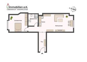 Moderne, charmante helle 2-Zimmer Wohnung im Herzen von Stuttgart – 70176 Stuttgart – Vorschaubild 2