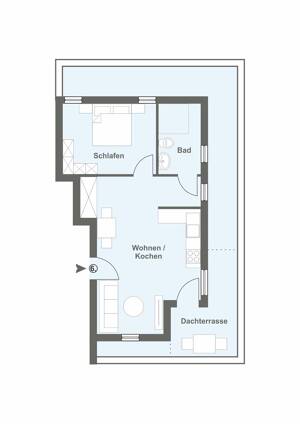 Bei BIELEFELD: QNG- Neubau- Investition mit hoher AfA plus KfW- 296. 2- 4 Zimmer- Eigentumswohnungen. – 33602 Bielefeld – Vorschaubild 6