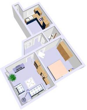 Etwas besonderes: individuelle 2-Zimmer-Wohnung – 24143 Kiel – Vorschaubild 2