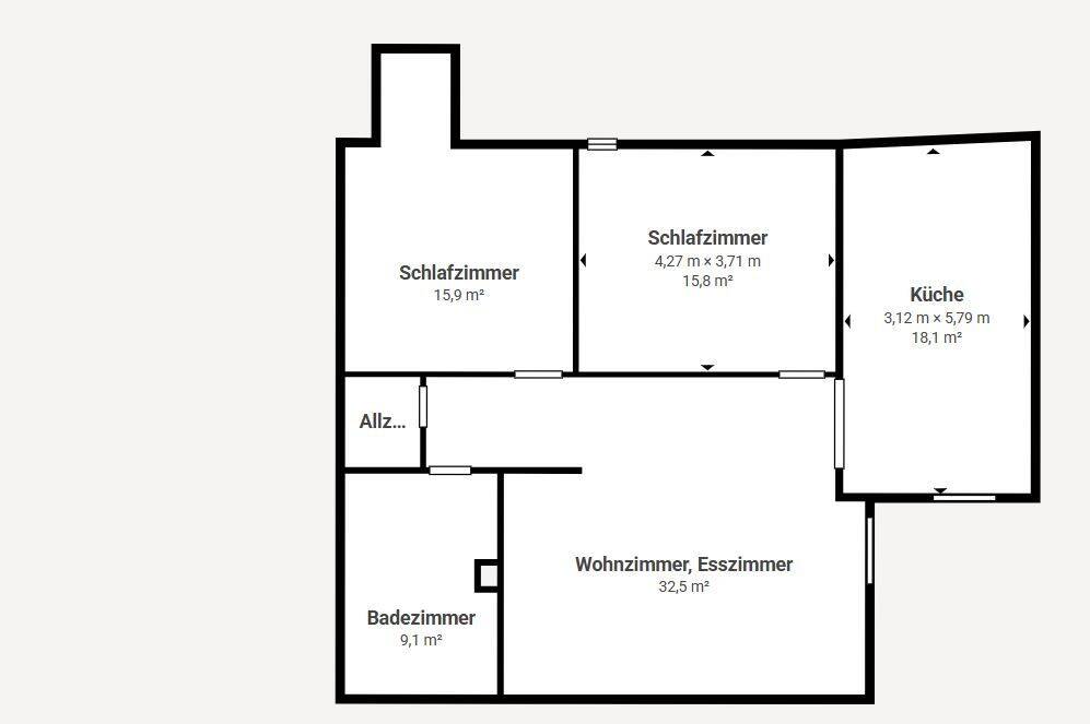 Lichtdurchflutete und geräumige 3 Zimmer-Wohnung sofort frei – Püttlingen – Vorschaubild 8
