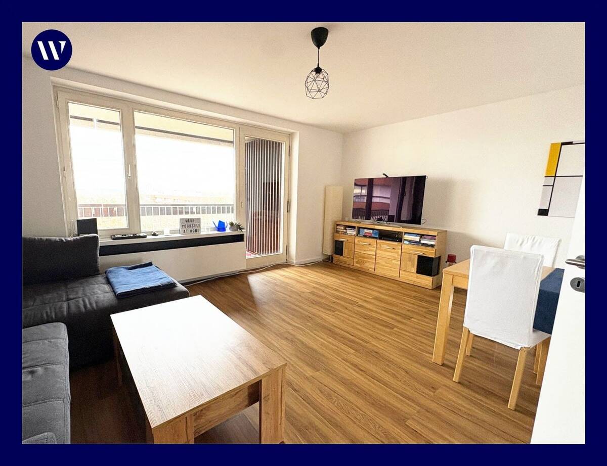 Hell & modern & viel Platz: sanierte 3 Zimmer, Balkon, guter Schnitt, neues Bad mit Wanne + Dusche – 50968 Köln – Bild 1 von 9