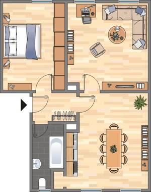 2-Zimmer-Wohnung in Dortmund – 44147 Dortmund – Vorschaubild 2