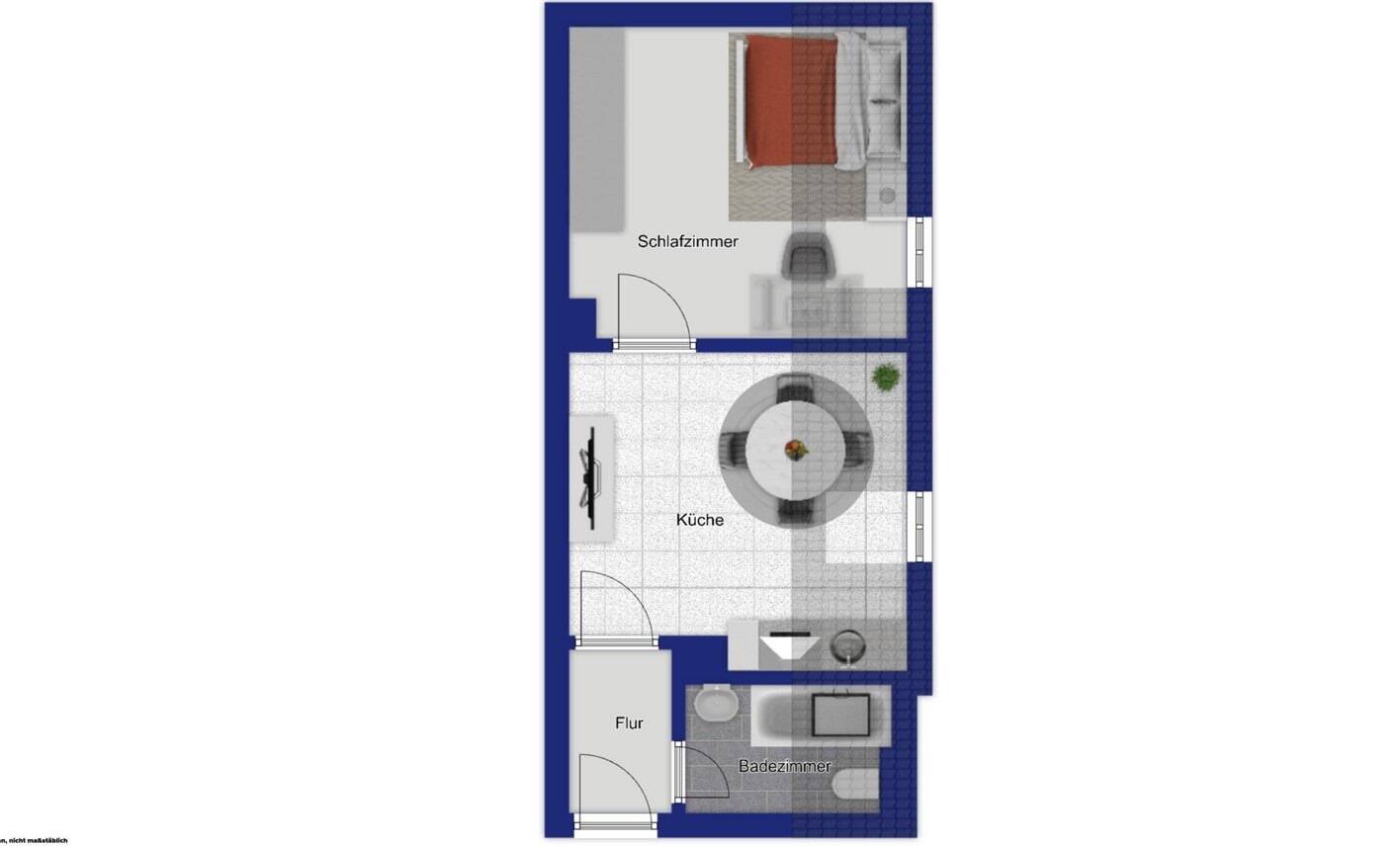 Sichere Investition in Bestlage: 2-Zimmer-Wohnung mit exzellenter Vermietbarkeit – Augsburg – Vorschaubild 7