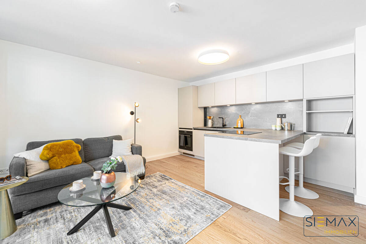 Wohnung Nr.46: Helle 1-Zimmer-Wohnung mit großzügigem, überdachten Balkon - zusätzlicher Wohnkomfort – 81677 München – Bild 1 von 8
