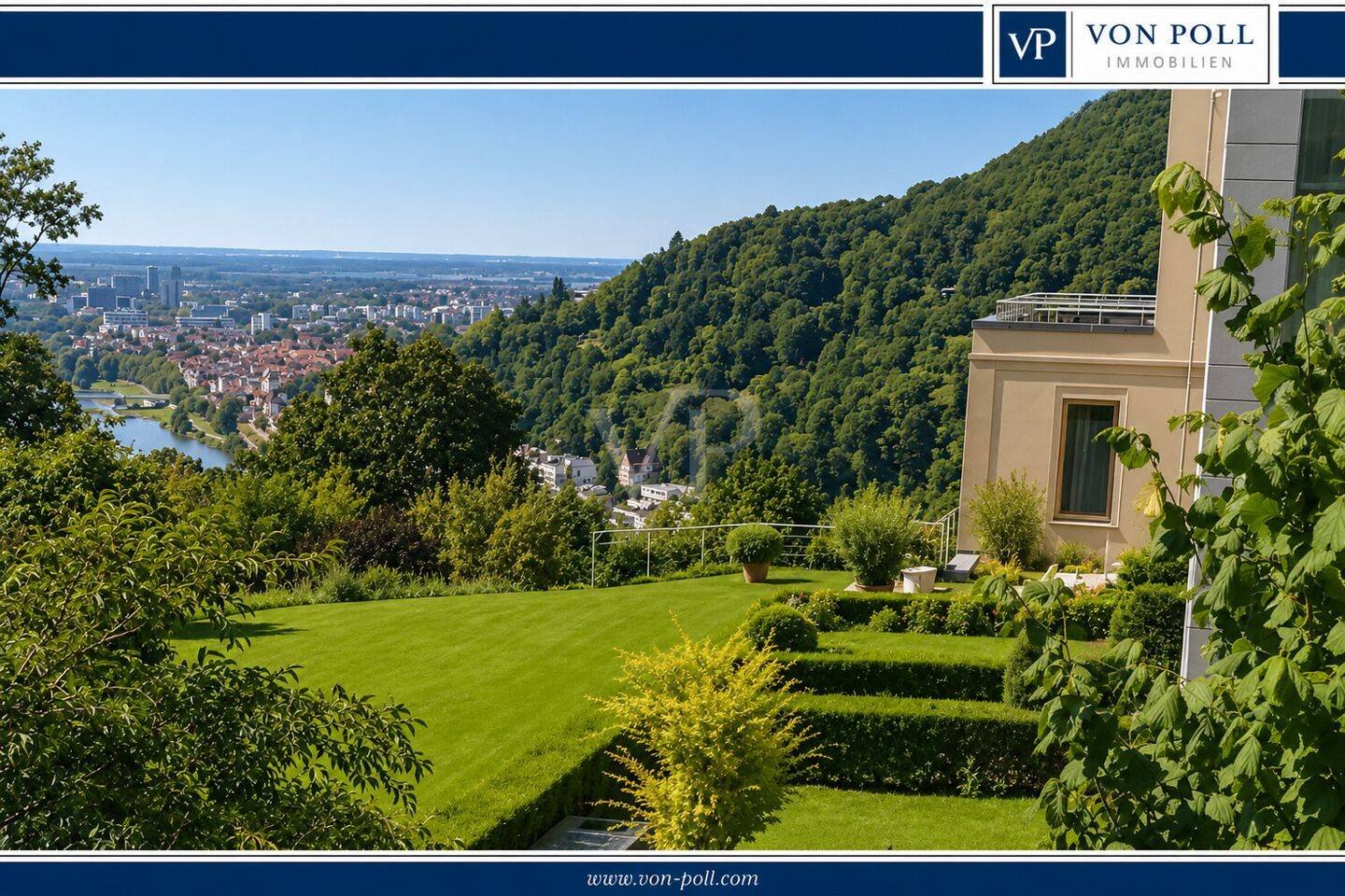 Neuer Preis: Schlosshotel - Exklusive Terrassenwohnung in traumhafter Lage mit einzigartigem Blick – Heidelberg – Vorschaubild 2