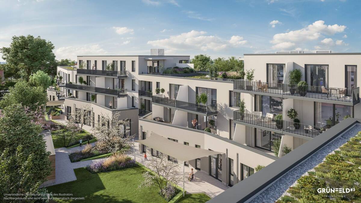 2-Zi.-Whg. mit Südbalkon und großzügigem Schlafzimmer – 80995 München – Bild 1 von 8