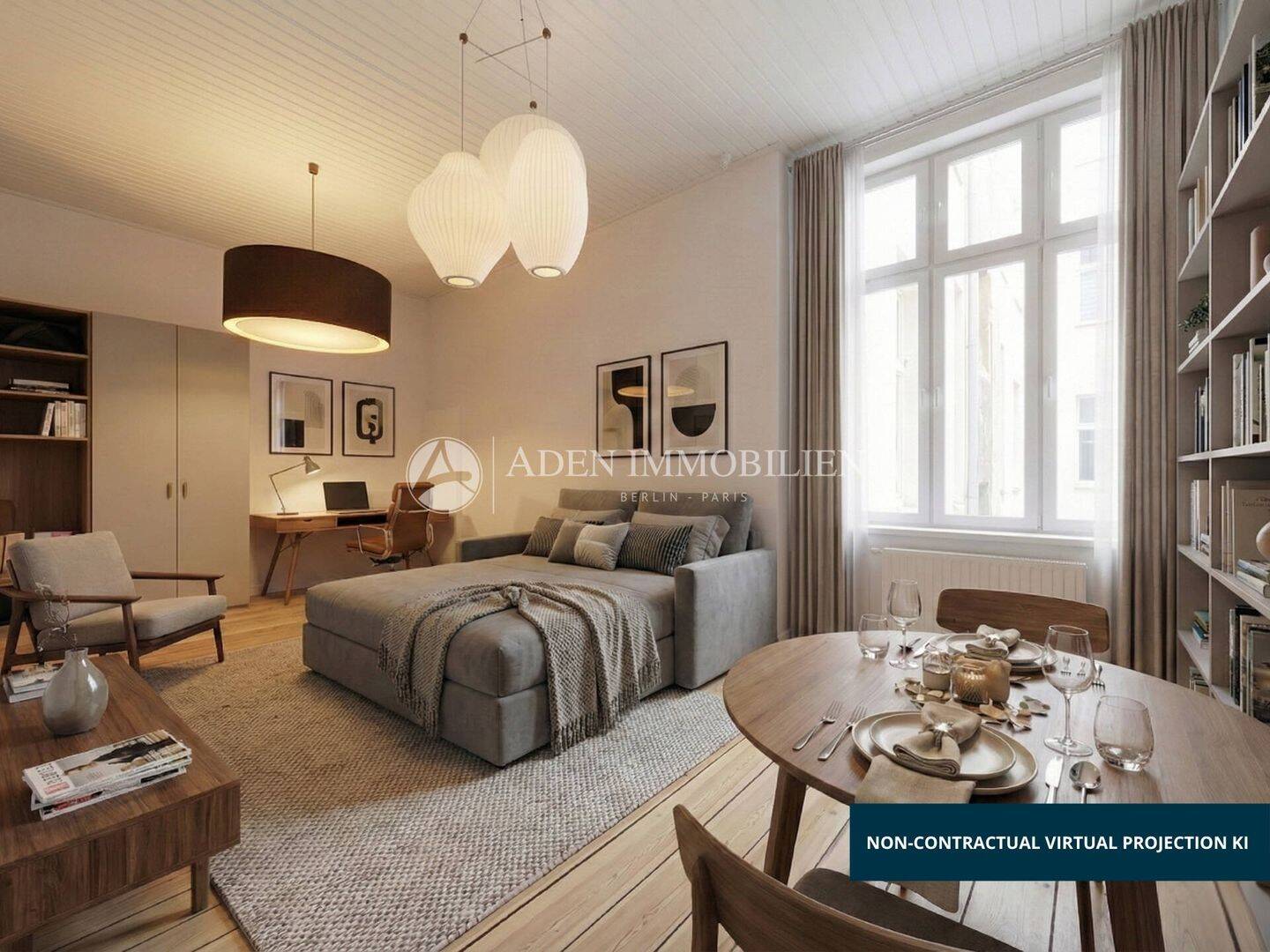 Clever geschnittenes 1-Zimmer-Apartment mit Altbaucharme in Wilmersdorf!