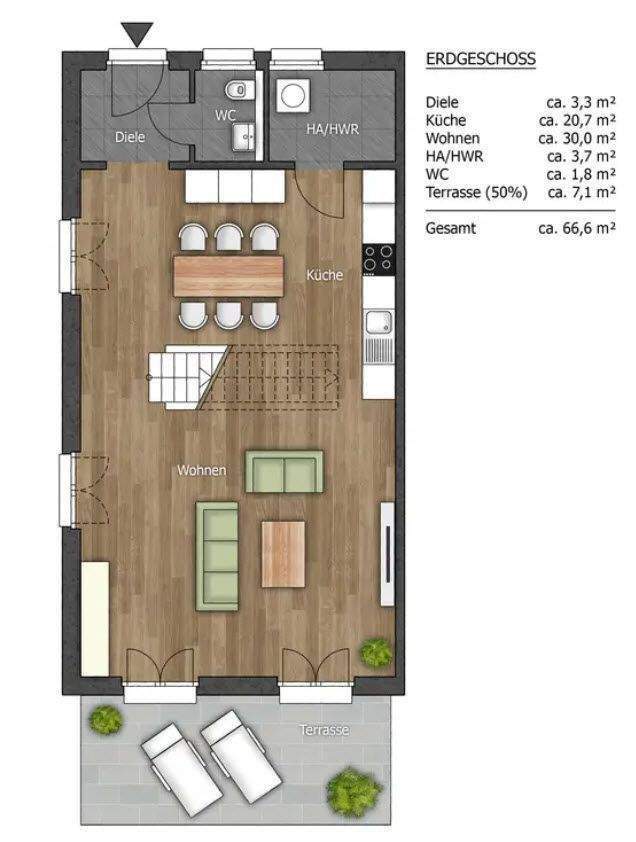 Nähe Velten, Hennigsdorf, Falkensee: NKM ab 13,92 €/ m² inkl. Gartenanteil und Stellplätzen – Schönwalde-Glien – Vorschaubild 3