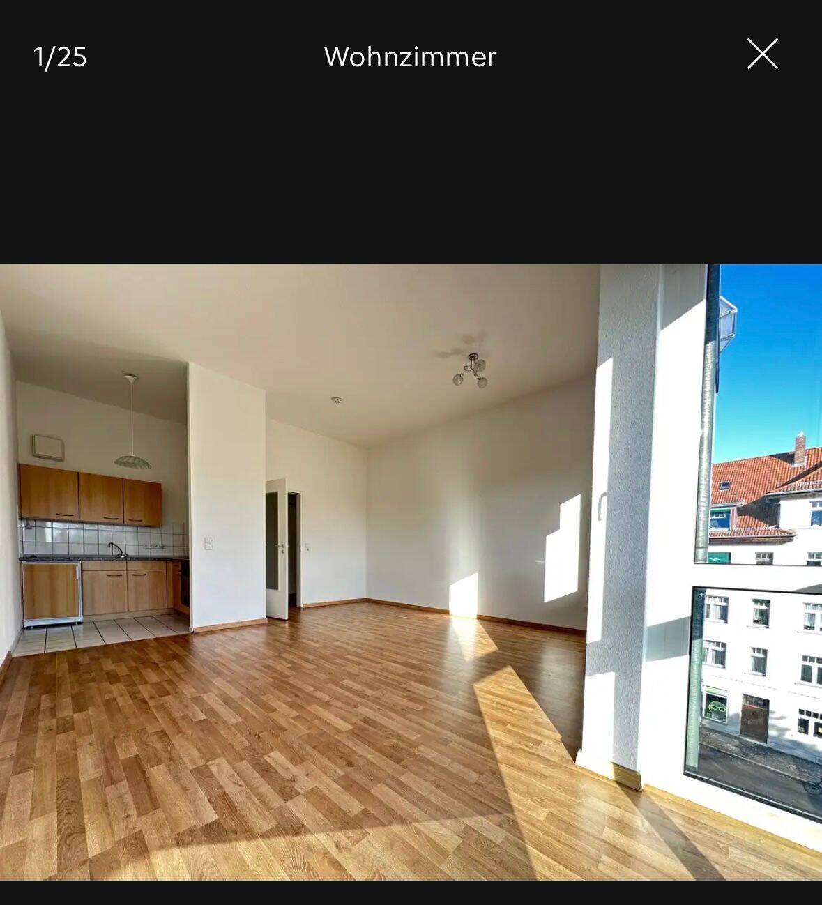 Helle 2-Zi.-Wohnung mit Wintergarten, Aufzug & Einkauf im Haus – Leipzig Reudnitz