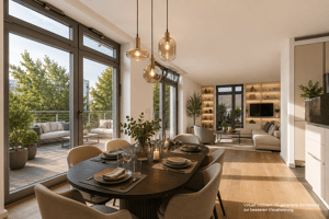Urban leben, entspannt wohnen - stilvolles City-Penthouse mit Sonnenterrasse in Oldenburg – 26121 Oldenburg – Vorschaubild 4