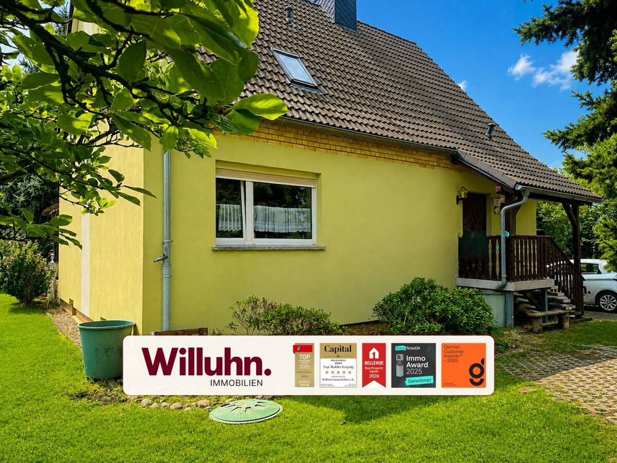 freistehendes Einfamilienhaus | tolle Siedlungslage | idyllischer Garten | Tageslichtbad | Garage – 4207 Leipzig – Bild 1 von 9