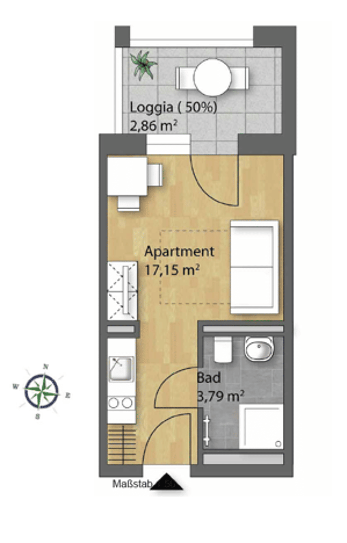 Studentenapartments – 93051 Regensburg – Bild 1 von 5