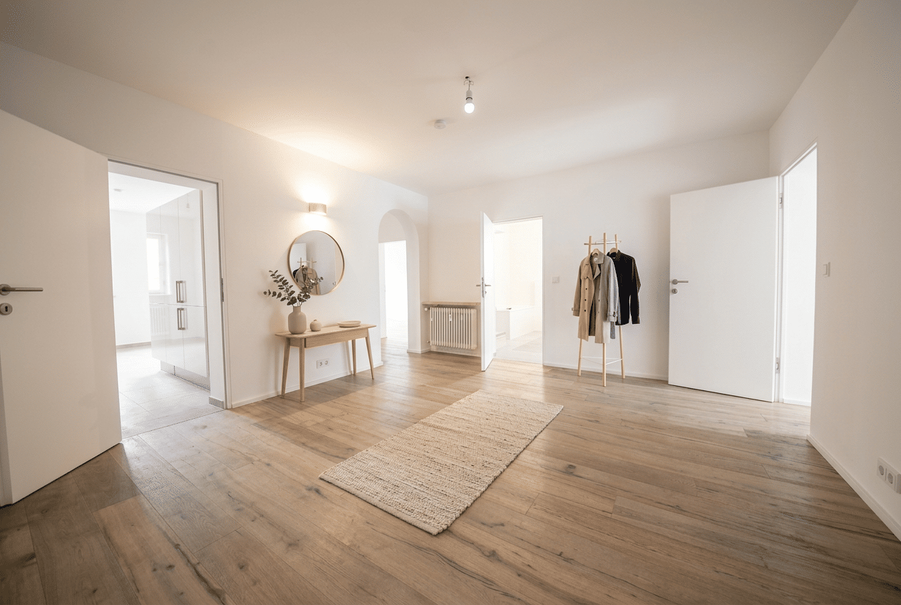 Kernsaniert & großzügig: Gartenwohnung mit 32 m² Terrasse und Privatgarten im Münchner Süden – München – Vorschaubild 3