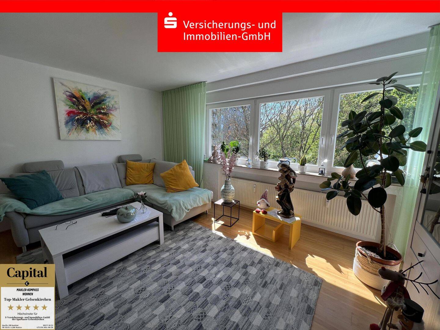 EINZIEHEN UND WOHLFÜHLEN - 3-ZIMMER-EIGENTUMS-WOHNUNG IN RUHIGER LAGE VON GELSENKIRCHEN-RESSE!