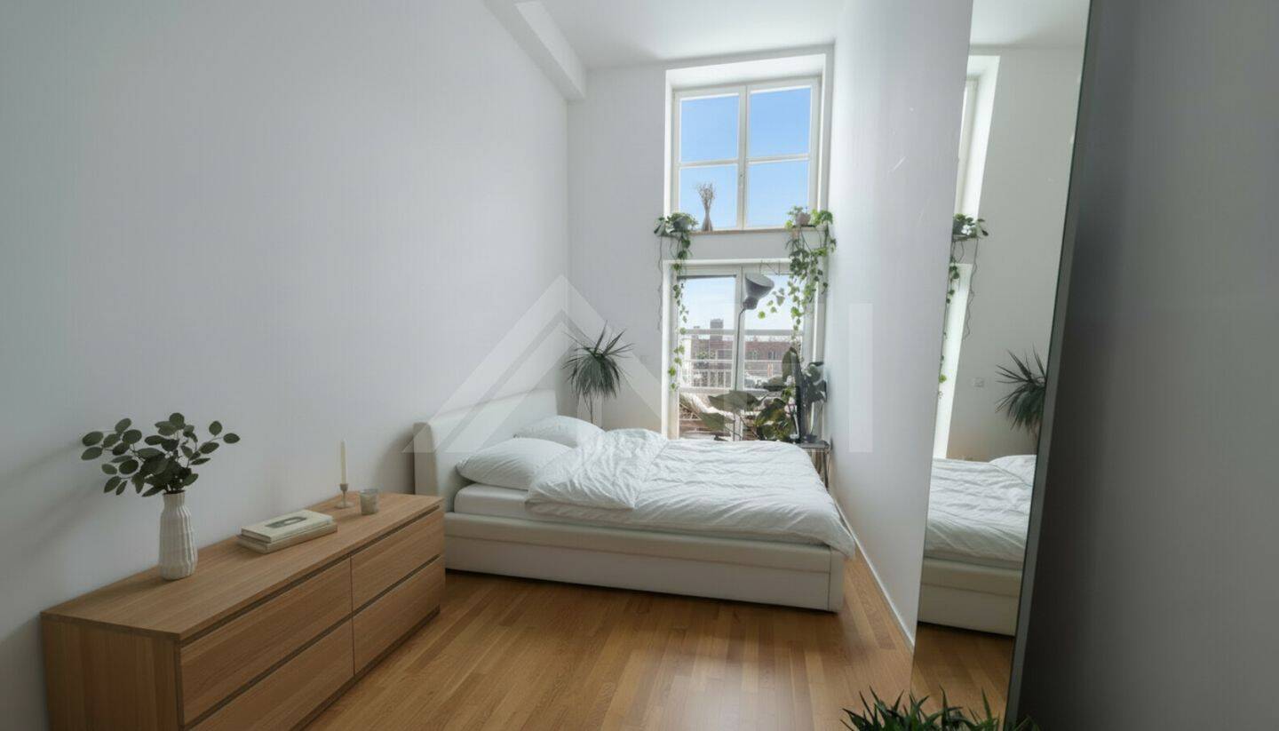 Loft-Feeling mit besonderer Atmosphäre in Top-Lage ... Besuchen Sie unser Open House am 28. Juni und erleben Sie diese Immobilie persönlich – Leipzig – Vorschaubild 3