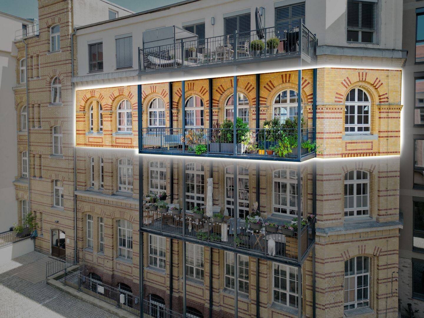 Loft-Juwel im Zentrum | Sanierung 2021 | Wohnen & Gewerbe | Balkon | Stellplatz – Leipzig – Vorschaubild 4