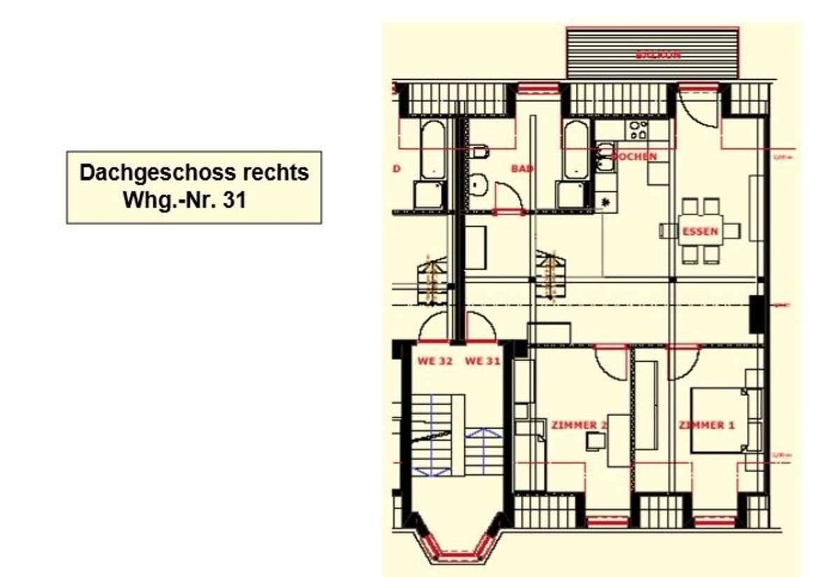 5 Zimmer Maisonette- Wohnung in Augsburg. – Augsburg – Vorschaubild 6