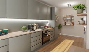 4-Zi.-Wohnung, Südloggia, zwei Bäder - barrierefrei – 40597 Düsseldorf – Vorschaubild 2
