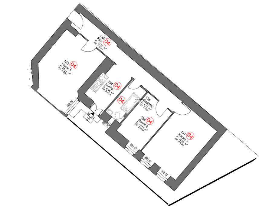 BEZUGSFREIE 2-ZIMMER-WOHNUNG IM HINTERHAUS|MIT CA. 60QM TERRASSEN-GENEHMIGUNG | PROVISIONSFREI – Berlin – Vorschaubild 7