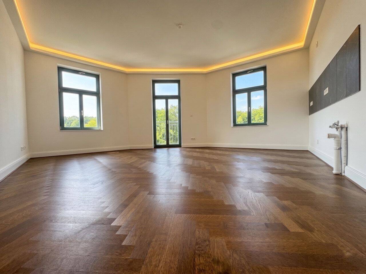 Perfekt für 2! * Erstbezug * Parkett * Fußbodenheizung * Tageslichtbad * Wanne & Dusche * LED-Licht – Leipzig – Bild 1 von 9