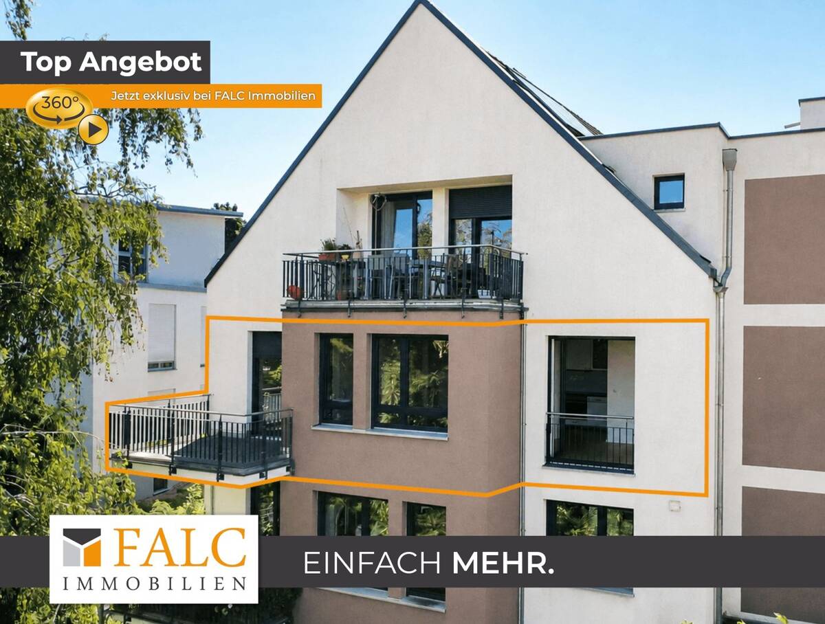 Traumhafter Weitblick - Hochwertige 3-Zimmer-Wohnung mit Balkon, Aufzug & Garagenstellplatz – 60435 Frankfurt am Main – Bild 1 von 9