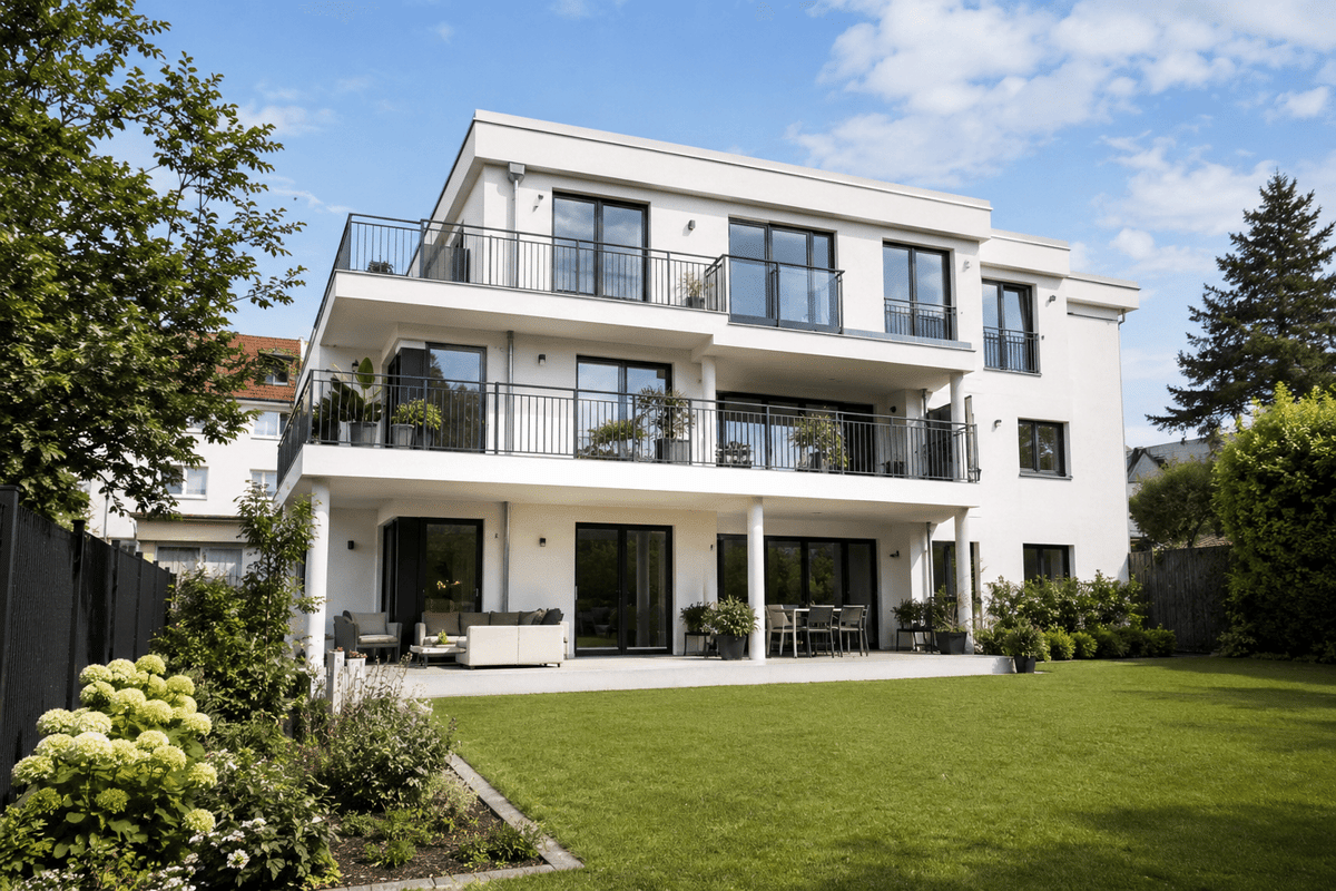 Neubau trifft Lebensqualität - Erdgeschosswohnung der Extraklasse mit Privatgarten in Rodenkirchen – 50999 Köln – Bild 1 von 9