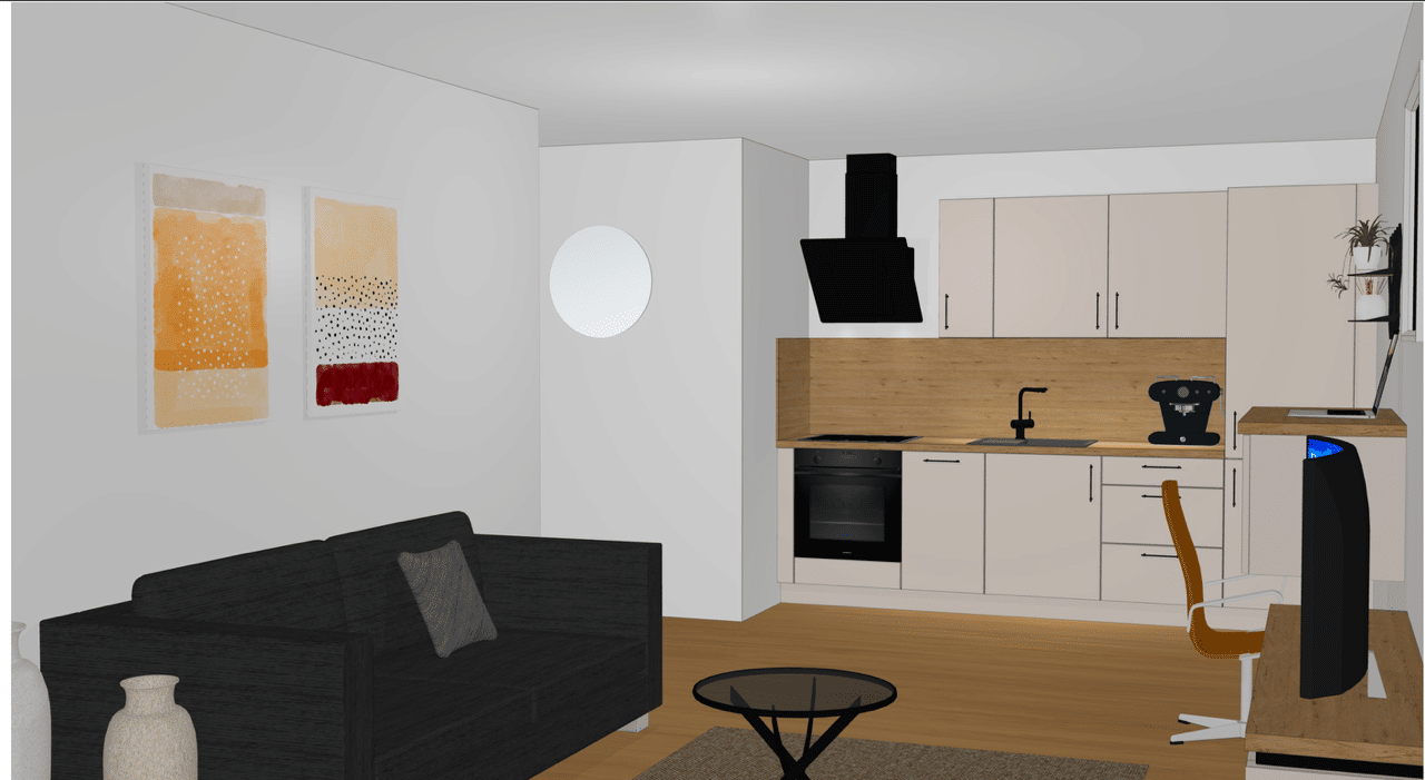 Erstbezug nach Sanierung - Vollmöblierte 2-Zimmer mit Parkett, Balkon, EBK, Fußbodenh. u. Belüftungsanlage – Magdeburg – Vorschaubild 9
