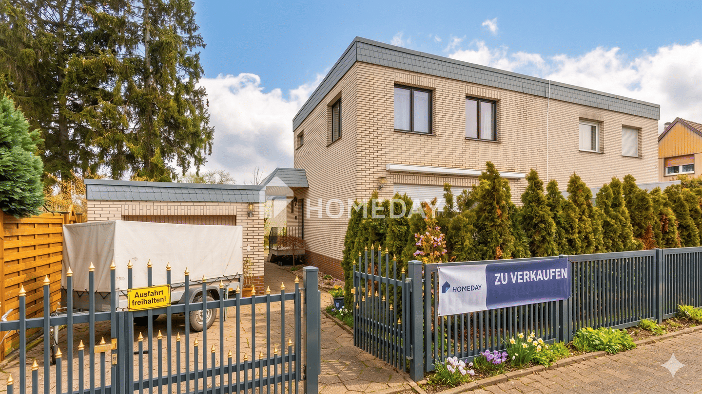 Familienfreundliche Doppelhaushälfte mit 4 Zimmern, Vollkeller, Garten, Terrasse und Garage