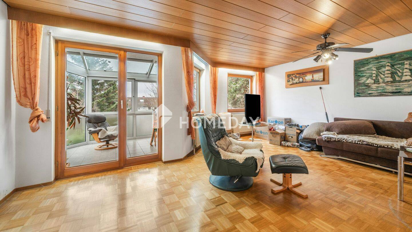 Reihenendhaus mit Garten, 2 Wintergärten, Sauna und Garagen in Heilbronn – Heilbronn – Bild 1 von 9