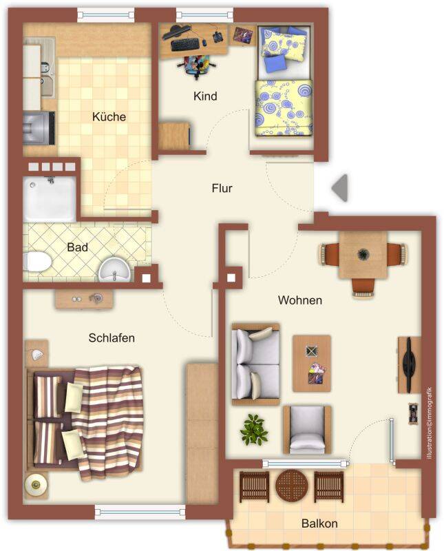 3-Zimmer-Wohnung in Mönchengladbach Hardt