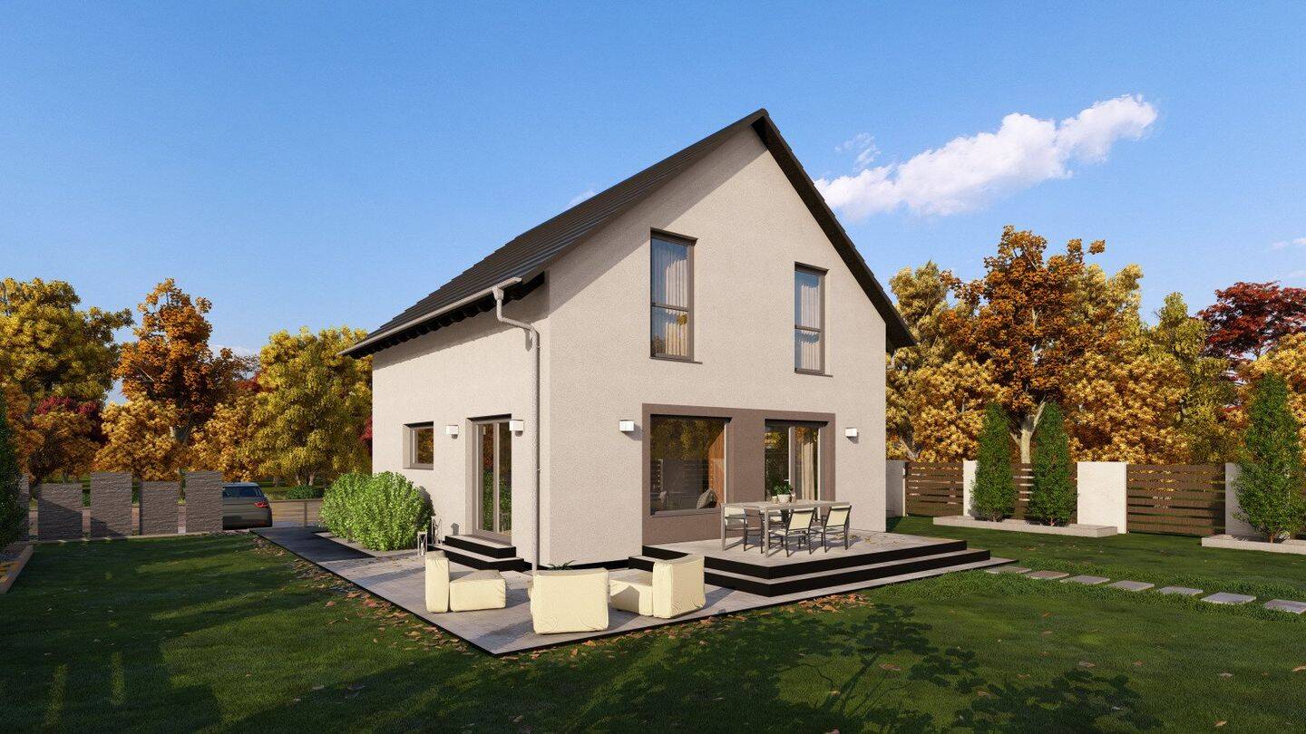 Haus mit viel Platz und in einer schicken Optik ! Preis mit Grundstück berechnet ! – Prenzlau – Bild 1 von 4