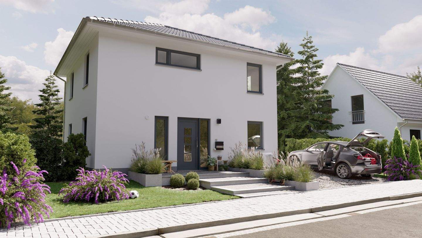 Freuen Sie sich auf Ihr modernes Stadthaus auf einem ruhigen, sonnigen Grundstück in Ingolstadt OT Oberhaunstadt - auch für Kapitalanleger – Ingolstadt – Bild 1 von 8