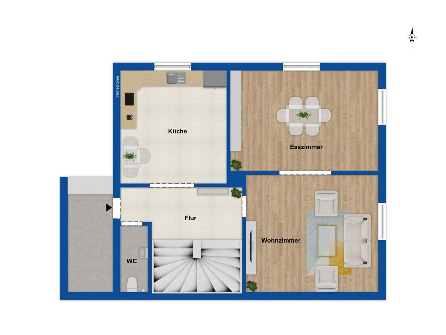 Sanierungsbedürftiges EFH oder Baugrundstück in München-Kleinhadern – München – Vorschaubild 4