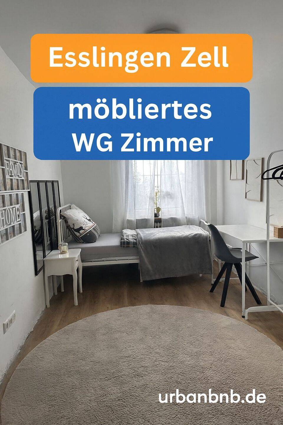 WG Zimmer in Esslingen - möbliertes Zeitwohnen ab 1 Monat