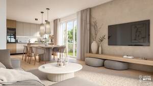 4-Zi.-Gartenwhg. mit offener Küche, Tageslichtbad, sep. Duschbad, eigenem HWR und Terrasse – 85551 Kirchheim bei München – Vorschaubild 3