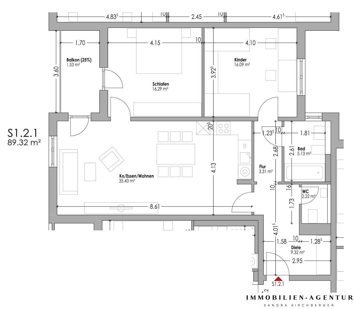 Wohnberechtigungsschein EK2 zwingend erforderlich!! Schöne 3-Zimmer-Wohnung in Schwandorf mit Loggia