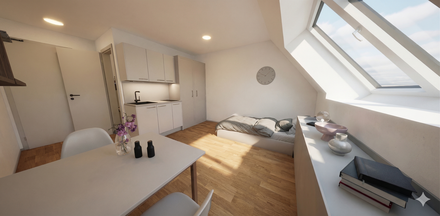 Neubau-Studentenappartement im Dachgeschoss ++ attraktive Kapitalanlage ++