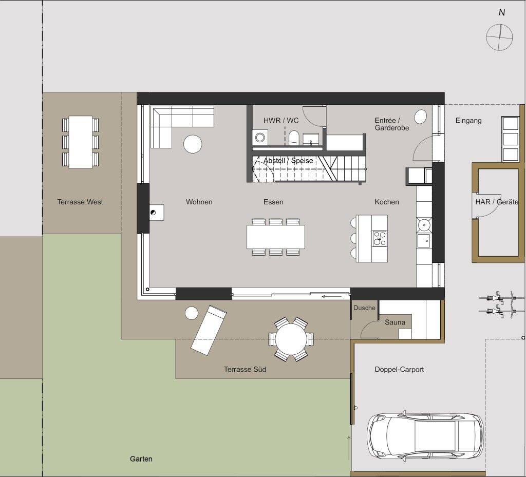 Edel und exklusiv | Neubau Bauhaus-Villa in Seenähe – Utting am Ammersee – Vorschaubild 7