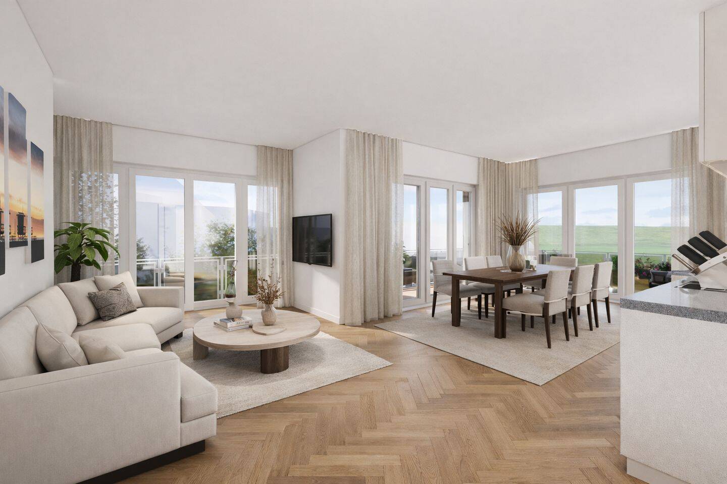 Markkleeberg: hochwertige Neubauwohnung in Seenähe mit energetischem KfW-40-Standard – Markkleeberg – Vorschaubild 3